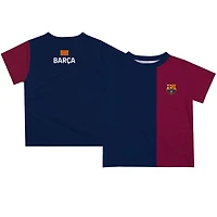 Toddler Vive La Fete Navy/Maroon Barcelona Color Block T-Shirt