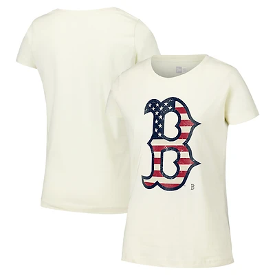 Women's New Era Cream Boston Red Sox Vintage T-Shirt