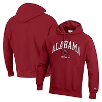 Men's Champion Crimson Alabama Crimson Tide Vault Late Night Reverse Weave Pullover Hoodie