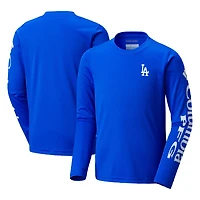 Youth Columbia Royal Los Angeles Dodgers Terminal Tackle Long Sleeve T-Shirt