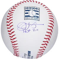 Jim Leyland Detroit Tigers Autographed Hall of Fame Logo Baseball with "HOF 24" Inscription