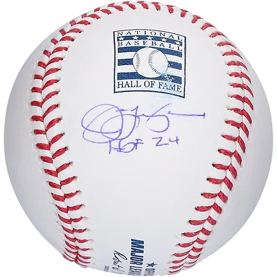 Jim Leyland Detroit Tigers Autographed Hall of Fame Logo Baseball with "HOF 24" Inscription