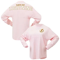 Women's Fanatics Pink Tampa Bay Lightning Spirit Jersey Long Sleeve T-Shirt