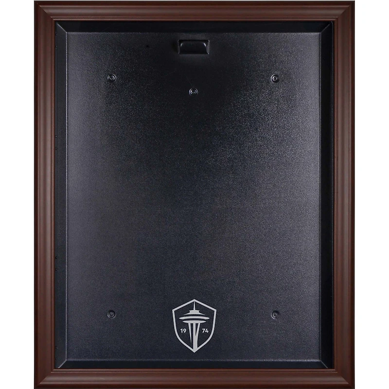 Seattle Sounders FC Brown Framed Team Logo Jersey Display Case