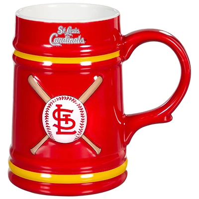 St. Louis Cardinals 24oz. Ceramic Stein Cup with Gift Box