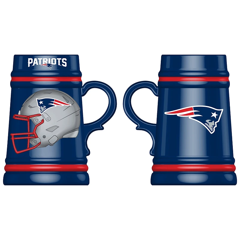 New England Patriots 24oz. Ceramic Stein Cup with Gift Box
