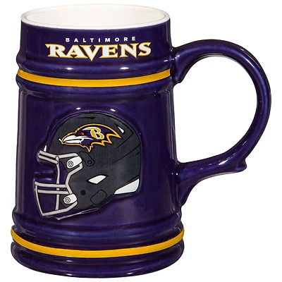 Baltimore Ravens 24oz. Ceramic Stein Cup with Gift Box