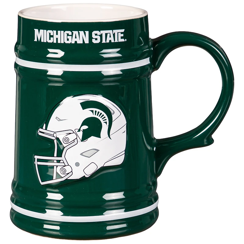 Michigan State Spartans 24oz. Ceramic Stein Cup with Gift Box