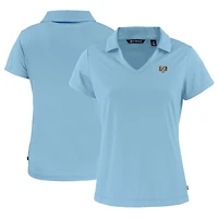 Women's Cutter & Buck Carolina Blue North Carolina Tar Heels Vault Daybreak Eco Recycled V-Neck Polo