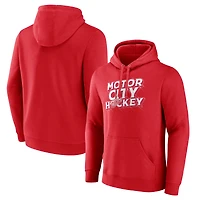 Men's Red Detroit Red Wings Native Pullover Hoodie