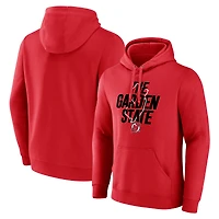 Men's Red New Jersey Devils Native Pullover Hoodie
