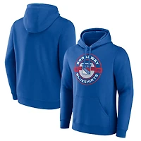 Men's Blue New York Rangers Native Pullover Hoodie