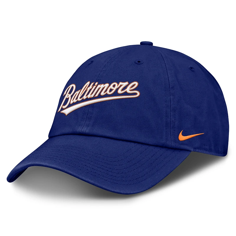 Men's Nike Deep Royal Baltimore Orioles Club Adjustable Hat
