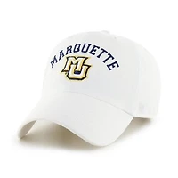Men's '47 White Marquette Golden Eagles Classic Arch Clean Up Adjustable Hat