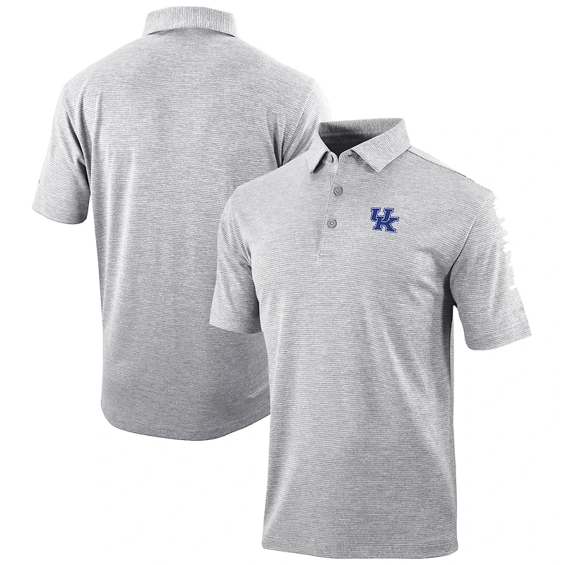 Men's Columbia  Gray Kentucky Wildcats Omni-Wick Set II Polo