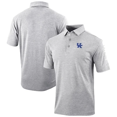 Men's Columbia  Gray Kentucky Wildcats Omni-Wick Set II Polo