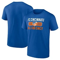 Men's Royal FC Cincinnati Hometown Collection Blind Side T-Shirt
