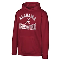 Youth  Crimson Alabama Crimson Tide Hometown Classic Fleece Pullover Hoodie