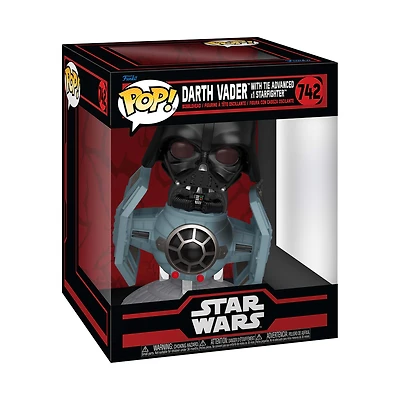 Funko Pop! Star Wars #742 Darth Vader with TIE Advanced x1 Starfighter Deluxe Rides Vinyl Figure