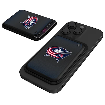 Keyscaper Columbus Blue Jackets Magnetic Credit Card Wallet