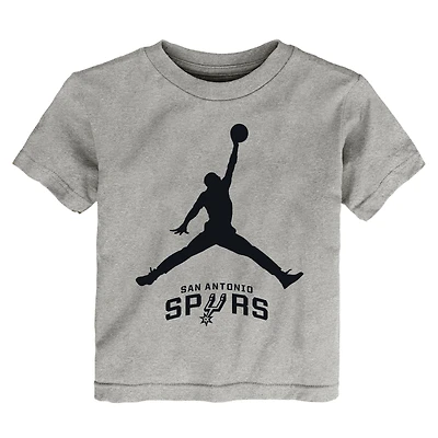 Toddler Jordan Brand Silver San Antonio Spurs Essential Jumpman T-Shirt