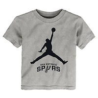 Toddler Jordan Brand Silver San Antonio Spurs Essential Jumpman T-Shirt