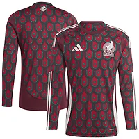 Men's adidas Burgundy Mexico National Team 2024 Long Sleeve Replica Jersey