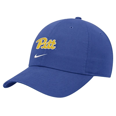 Men's Nike Royal Pitt Panthers 2024 Sideline Club Adjustable Hat