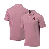 Men's Columbia Red Arizona Diamondbacks Omni-Wick Club Invite Polo