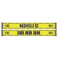 Nashville SC Closer, Bolder, Golder Scarf