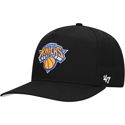 Men's '47 Black New York Knicks Core Logo Hitch Adjustable Hat
