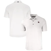 Men's Cutter & Buck  White South Carolina Gamecocks Vault Forge Eco Stretch Recycled Polo