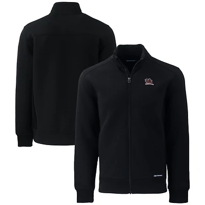 Men's Cutter & Buck  Black South Carolina Gamecocks Roam Eco Recycled Full-Zip Jacket