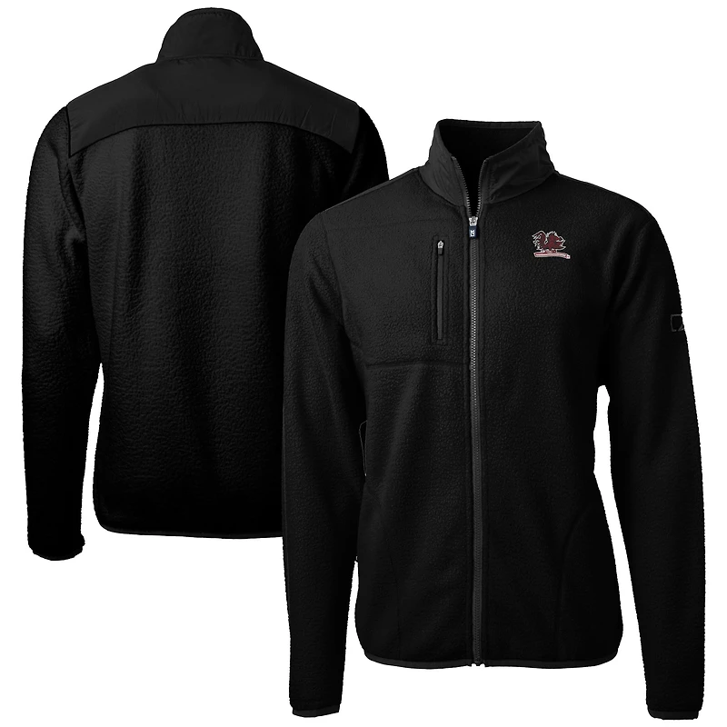 Men's Cutter & Buck  Black South Carolina Gamecocks Vault Cascade Eco Sherpa Fleece Full-Zip Jacket