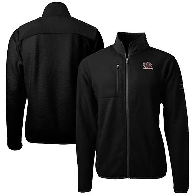 Men's Cutter & Buck  Black South Carolina Gamecocks Vault Cascade Eco Sherpa Fleece Full-Zip Jacket