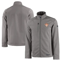 Men's Cutter & Buck Texas Longhorns Vault Evoke Eco Softshell Recycled Full-Zip Jacket