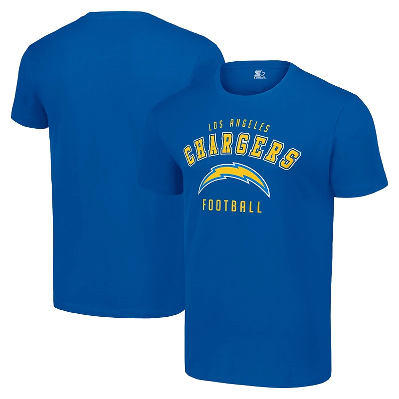 Men's Starter Royal Los Angeles Chargers Logo T-Shirt