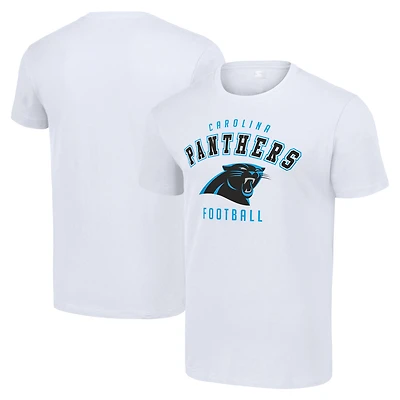 Men's Starter White Carolina Panthers Logo T-Shirt