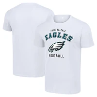 Men's Starter White Philadelphia Eagles Logo T-Shirt