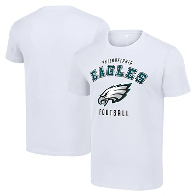 Men's Starter White Philadelphia Eagles Logo T-Shirt
