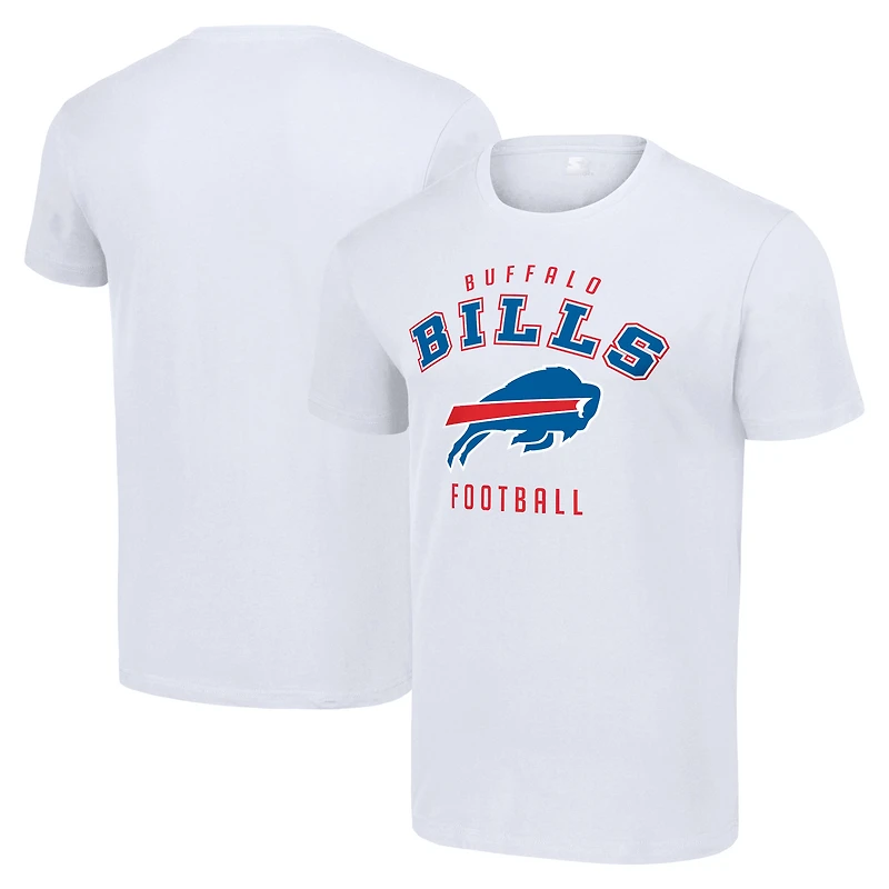 Men's Starter White Buffalo Bills Logo T-Shirt