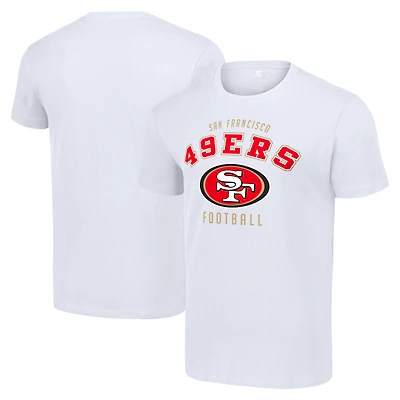 Men's Starter White San Francisco 49ers Logo T-Shirt
