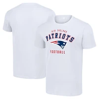 Men's Starter White New England Patriots Logo T-Shirt