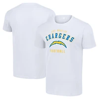 Men's Starter White Los Angeles Chargers Logo T-Shirt