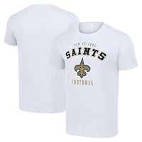 Men's Starter White New Orleans Saints Logo T-Shirt