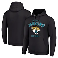 Unisex Starter Black Jacksonville Jaguars Logo Pullover Hoodie