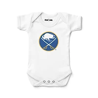 Newborn & Infant Chad & Jake White Buffalo Sabres Primary Logo Bodysuit