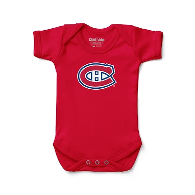 Newborn & Infant Chad Jake Montreal Canadiens Primary Logo Bodysuit