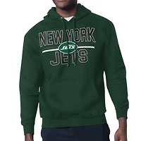 Unisex Starter Green New York Jets Team Mesh Print Graphic Tri-Blend Pullover Hoodie