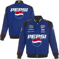 Men's JH Design  Royal Jeff Gordon Pepsi Full-Snap Twill Uniform Jacket